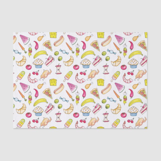 Papel De Seda Comida (Frente )