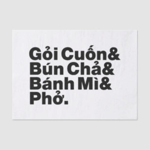 Papel De Seda Comida de Rua Vietnamita