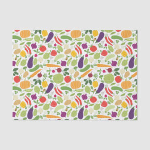 Papel De Seda Comida em um fundo branco