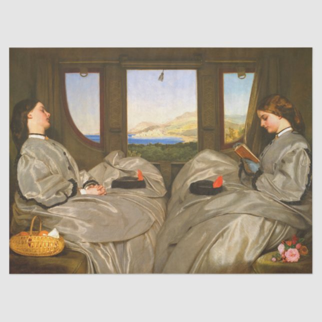 Papel De Seda Companheiros de viagem de Augustus Leopold Egg (Frente )