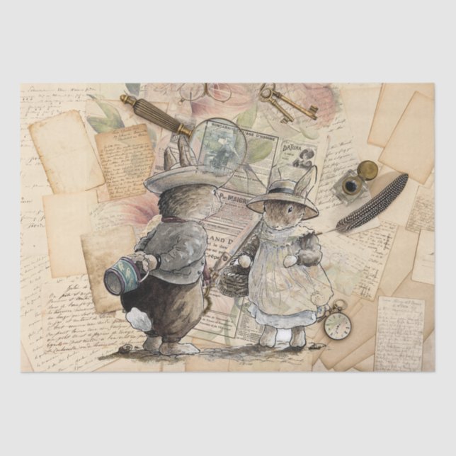 Papel De Seda composição do coelho peter (Frente )