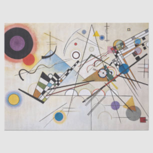 Papel De Seda Composição VIII Arte Abstrata de Kandinsky