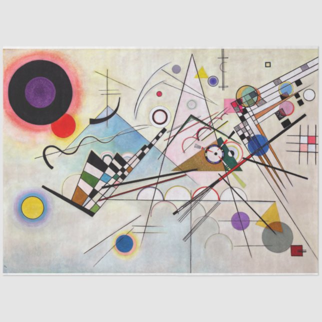 Papel De Seda Composição VIII, Wassily Kandinsky (Frente )