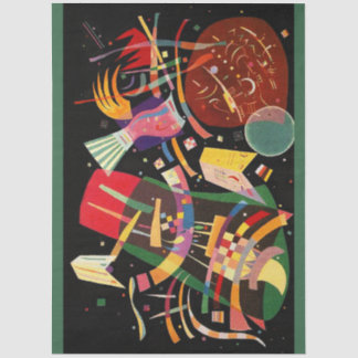 Papel De Seda Composição X Abstração Biológica - Kandinsky