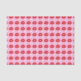 Papel De Seda Compra-se Estrelas do Beijo Vermelho Cor-de-Rosa M