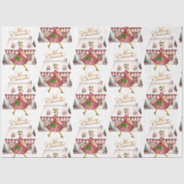 Papel De Seda comprada de dama de Natal de 1950