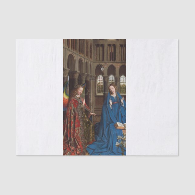 Papel De Seda Comunicação de Jan van Eyck (Frente )