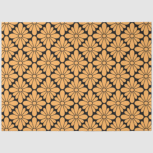 Papel De Seda Concho Flower Pattern Marigold