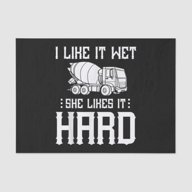 Papel De Seda Concrete Finisher Worker Cement Mixer Truck Driver (Frente )