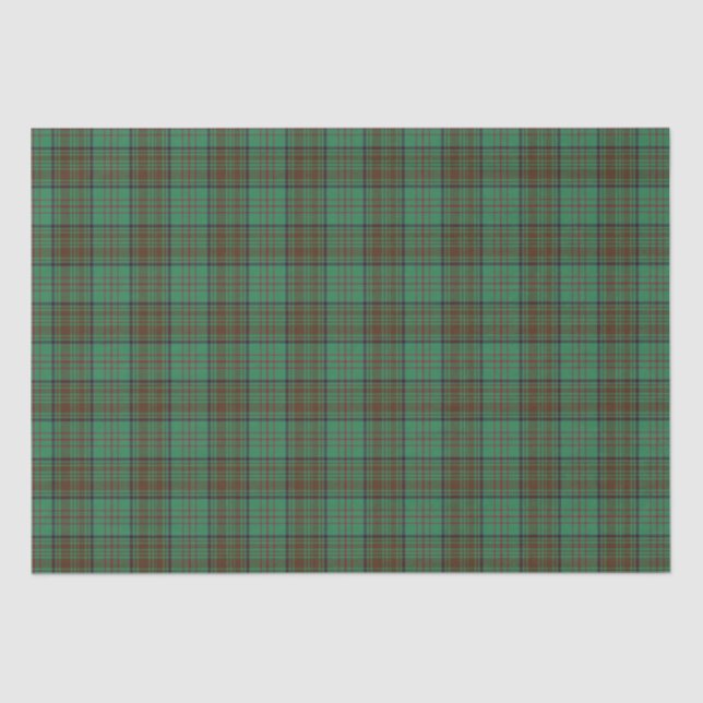 Papel De Seda Condado de Irish Dublin Tartan (Frente )