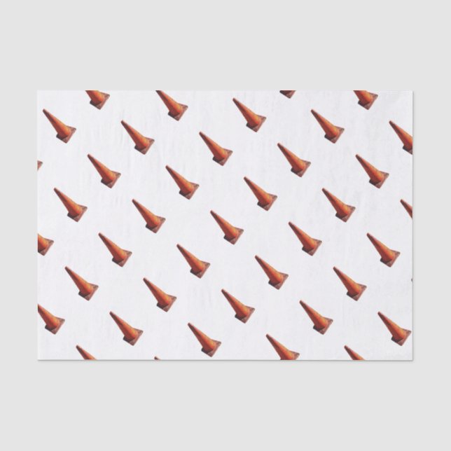 Papel De Seda cone do tráfego (Frente )