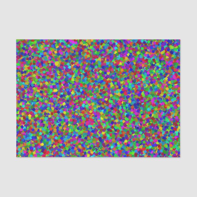 Papel De Seda Confetti - Multicolor (Frente )