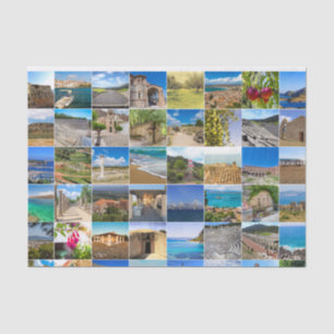 Papel De Seda conjunto de fotos Peloponnes, Grécia, Europa