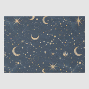Papel De Seda Constelação Celestial - Noite Estelar (1)