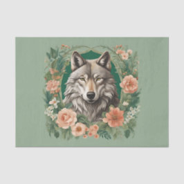 Papel De Seda Contagecore Wolf Decoupage