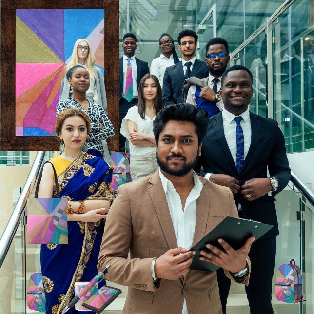 Papel De Seda "Converge" (Get the full “Converge” collection at: https://bit.ly/SmartArtIIZazzle. )