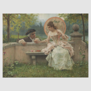 Papel De Seda Conversa Romântica no Parque