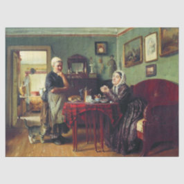 Papel De Seda Conversação das Famílias (por Konstantin Makovsky)