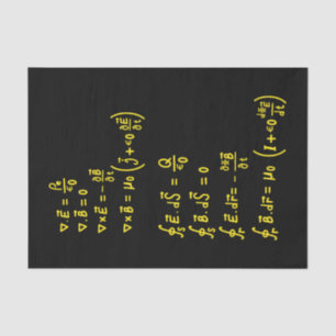 Papel De Seda Convite para Sticker Quadrado de Fórmula Física