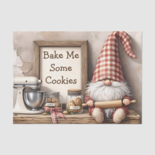 Papel De Seda Cookie Baker Gnome
