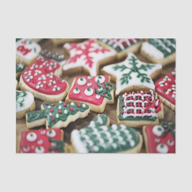 Papel De Seda Cookies de Natal (Frente )