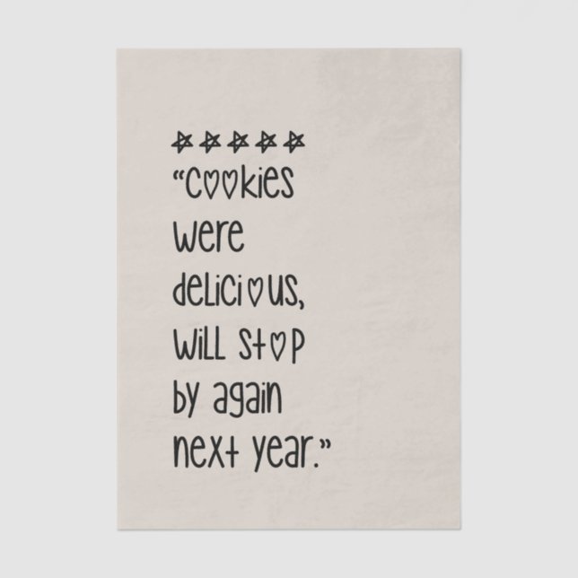 Papel De Seda Cookies were delicious (Frente )