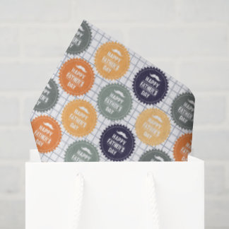 Papel De Seda Cool Happy Father's Day tiled pattern