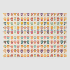 Papel De Seda Copas de café