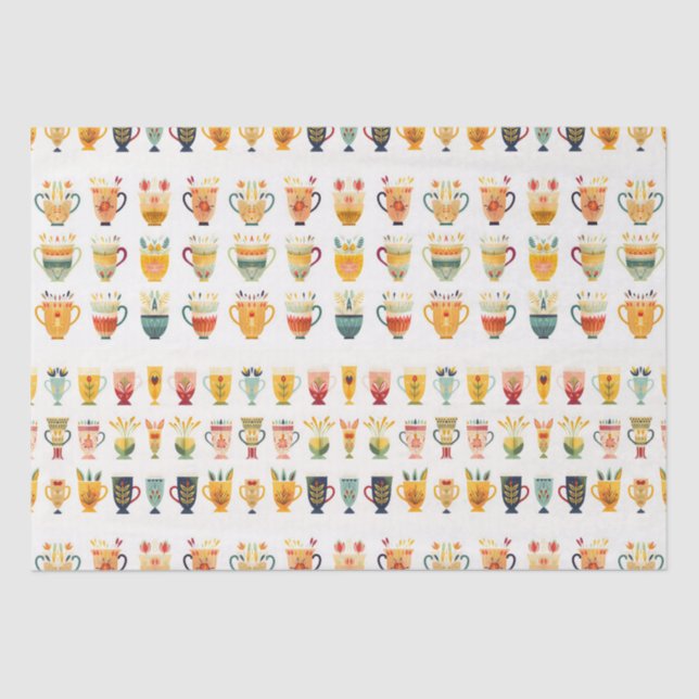 Papel De Seda Copas de café (Frente )