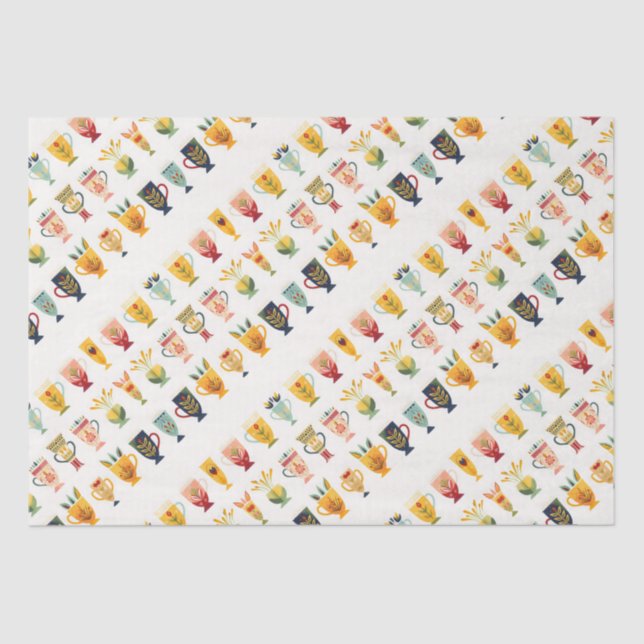 Papel De Seda Copas de café (Frente )