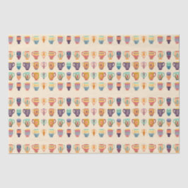 Papel De Seda Copas de café