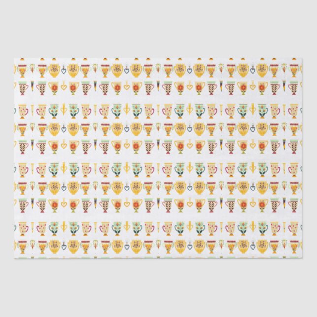 Papel De Seda Copas de café (Frente )