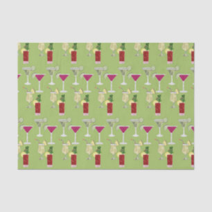 Papel De Seda Coquetéis 