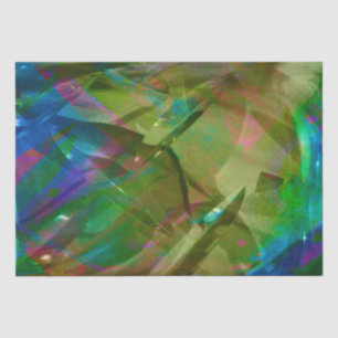 Papel De Seda Cor azul-escura e cor verde abstrato luminoso