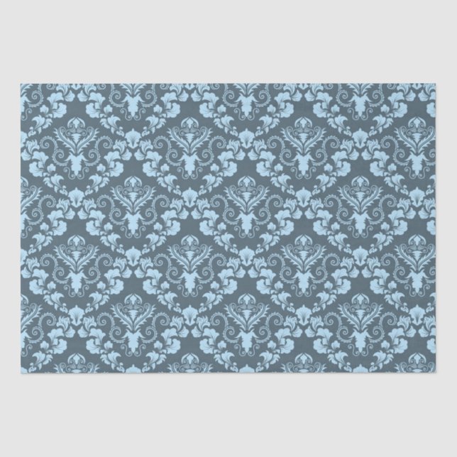 Papel De Seda Cor damasco (Frente )