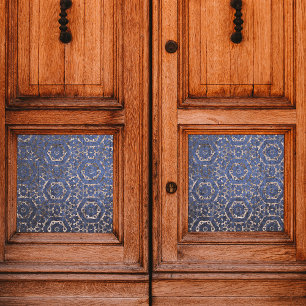 Papel De Seda Cor damasco enferrujada Textura Azul de Grunge