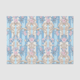 Papel De Seda Cor damasco pastel barroca