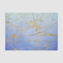 Cor de Água Azul Médio com espuma dourada