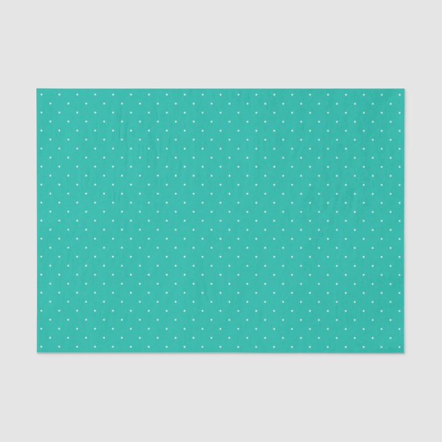 Papel De Seda Cor de fundo editável da Bolinhas branca pequena (Frente )