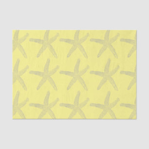 Papel De Seda Cor Personalizada Amarelo Amarelo do Padrão de Sta
