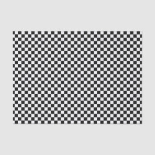 Papel De Seda Cor preto e branco do conselho de verificador