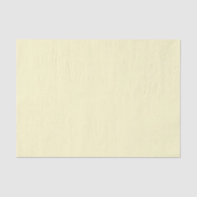 Papel De Seda Cor Sólida Amarela-limonada | Elegante Clássico (Frente )