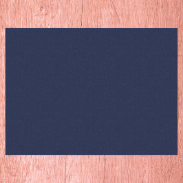 Papel De Seda Cor Sólida Azul do Marinho da Meia-Noite