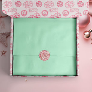 Papel De Seda Cor Sólida Da Casa Da Moeda De Inverno