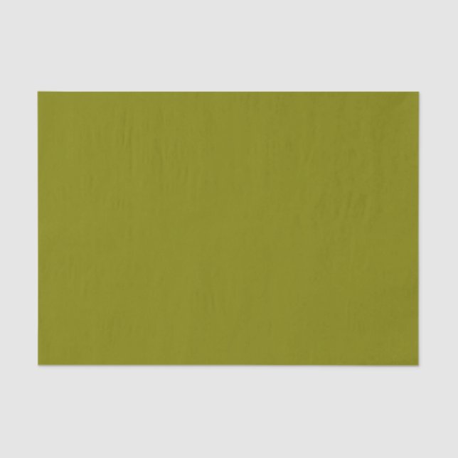 Papel De Seda Cor Sólida da Oliva (Frente )