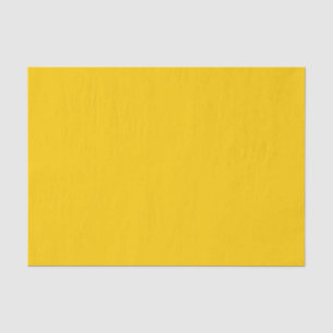 Papel De Seda Cor Sólida do Outono Amarelo de Segurança do Barra