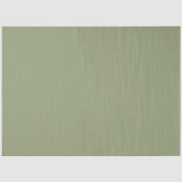 Papel De Seda Cor Sólida Elegante Neutra Verde Sage