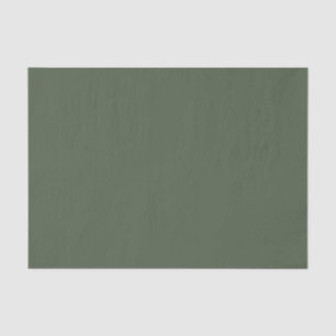 Papel De Seda Cor sólida Floresta Moss verde escuro