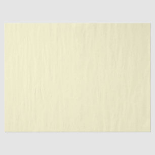 Papel De Seda Cor Sólida Lemon Chiffon