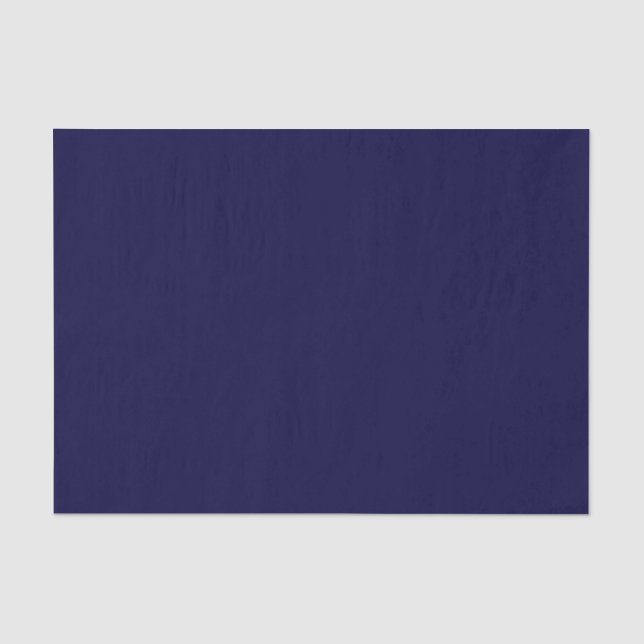 Papel De Seda Cor sólida: Marinho azul (Frente )